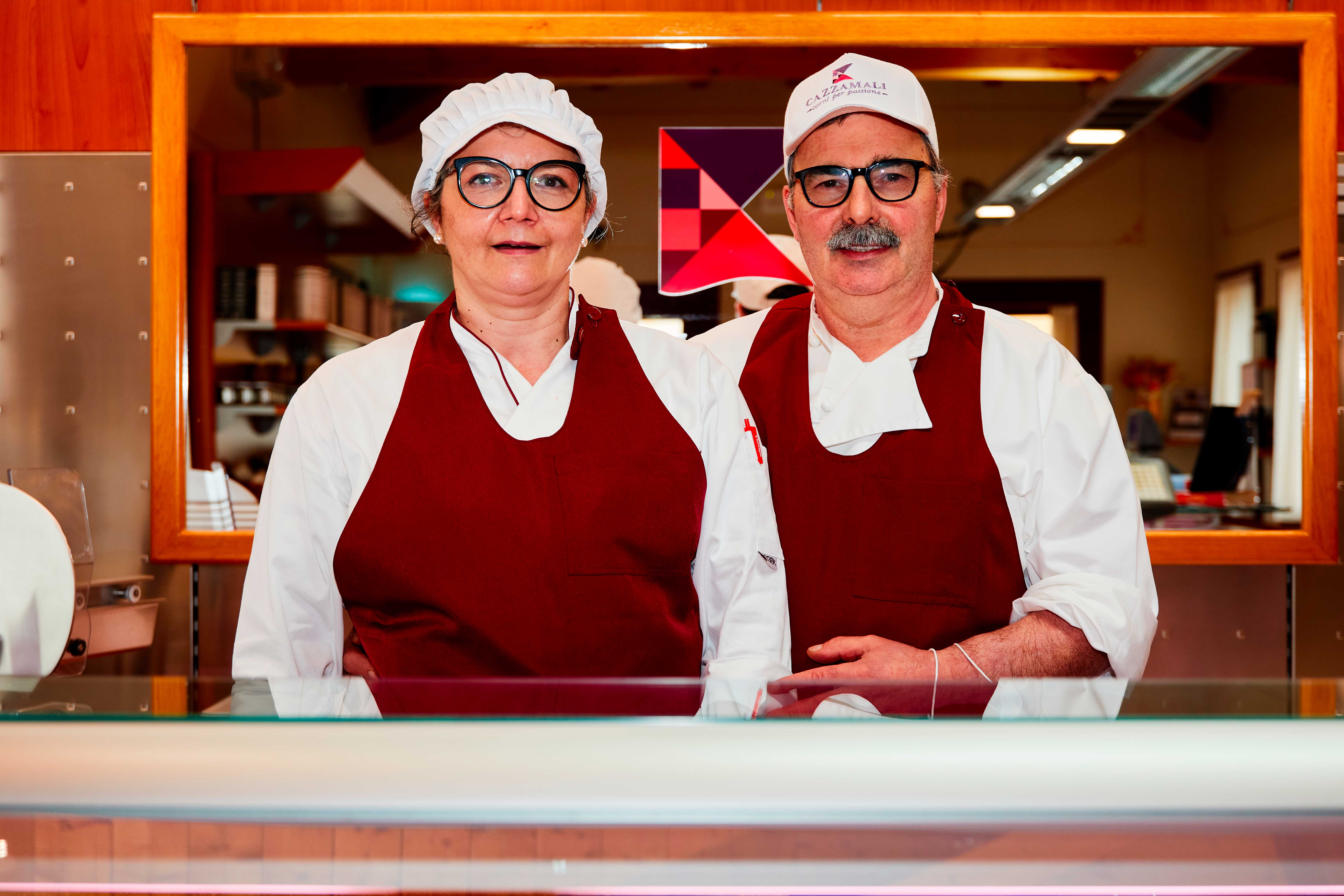 Raffaella e Franco Cazzamali - Macelleria Cazzamali Romanengo- Fassona razza Piemontese.