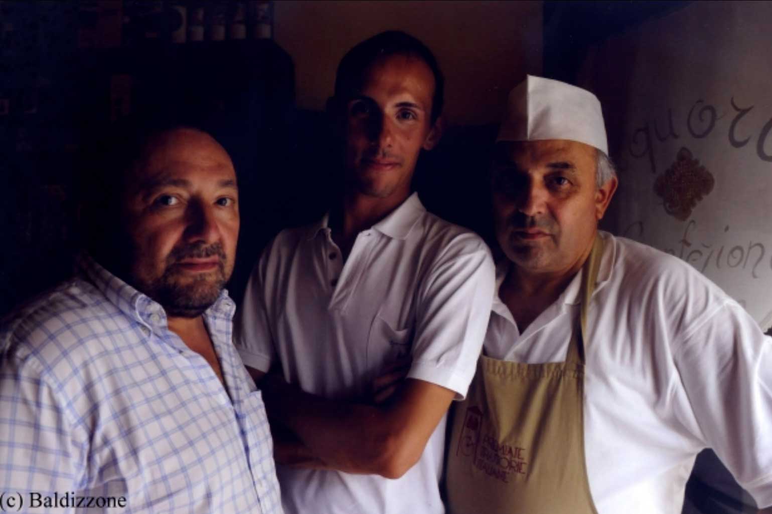Franco, Fausto e Federico Malinverno, Caffè La Crepa, Isola Dovarese
