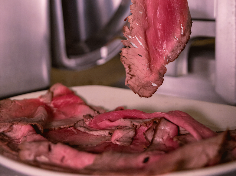 La nostra sottofesa di Fassona: pura polpa pronta per gli chef.